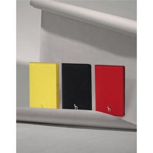 [헤지스]블랙 퍼피로고 플랫 카드지갑 HIHO5F131BK