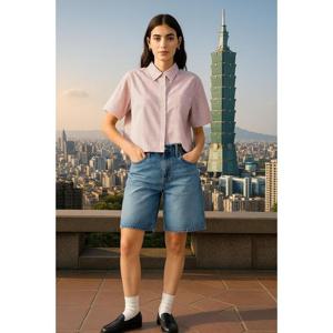 [리바이스]여성 배기 대드 쇼츠 데님팬츠(000MJ-0004)