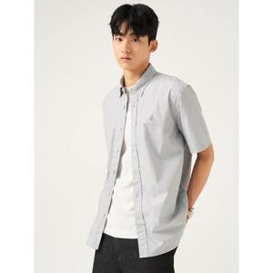 [25FW 신상] [빈폴멘] 필라필 반소매 셔츠 - 그레이 (BC5765C473)