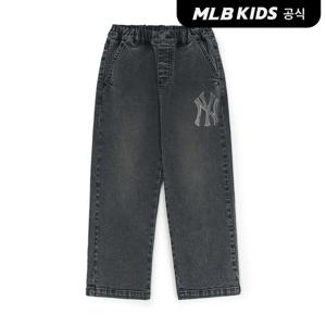[MLB키즈 공식] 25FW 스트릿 슬럽 데님 팬츠 NY (L.Charcoal Grey) 7ADPB0454-50CGL