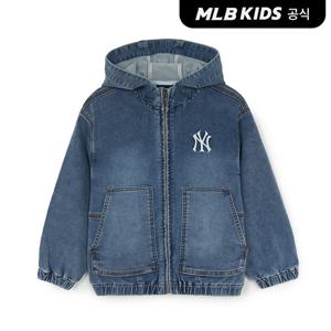 스트릿 져지데님 후드 자켓 NY (Blue)