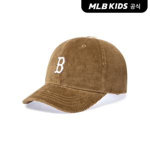 [MLB키즈 공식] 25FW 메가베어 코듀로이 와펜 볼캡 BOS (Beige) 7ACPC0156-43BGS