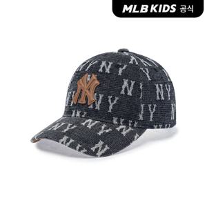 [MLB키즈 공식] 25N 스트릿 데님 모노그램 볼캡 NY (Navy) 7ACPM035N-50NYS