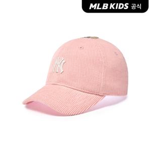 [MLB키즈 공식] 25FW 메가베어 코듀로이 와펜 볼캡 NY (L.Pink) 7ACPC0156-50PKL