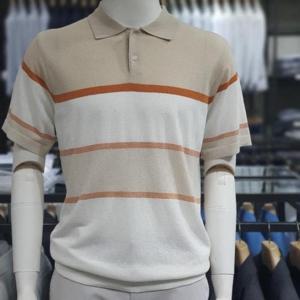 런던포그 본점 HL01 컬러블럭 반팔 니트 LPANA451 (21)