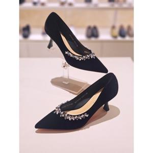 고세 여성 스틸레토 펌프스 OZP5F021 블랙 6CM