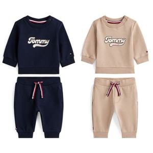 [타미힐피거칠드런TD] 베이비 로고 상하의 스웨트 셋업 (T42F7NKO130BT1)