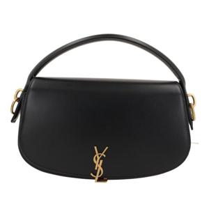 생로랑 블랙 박스 가죽 핸드백 837382 0SX0W1000