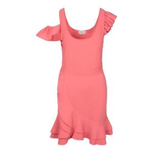 알렉산더 맥퀸 미디 원피스 688639 Q1AZR 6068 80045 S Pink