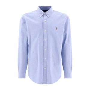 랄프로렌 로고 자수 옥스퍼드 셔츠 710792041002 BLUE