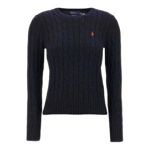 폴로 랄프로렌 폴로 자수 케이블 니트 스웨터 211971869008 Blue