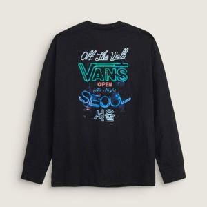 [VANS] 서울 나이트 긴팔티셔츠(블랙) VN000U0EBLK