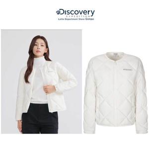 디스커버리 패딩 25FW 여성 디하스 U넥 튜브 다운 경량 DWDJ74056CRS GPDJ