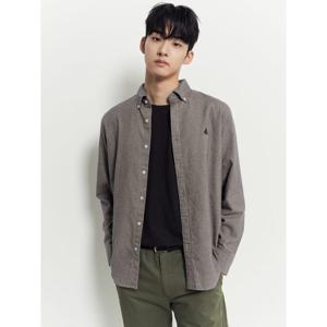 [빈폴멘] 브러쉬드 하운드투스 셔츠 살몬 핑크 (BC5964C209)