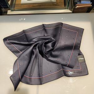 듀퐁셔츠 SE5FMA381004SGY 순면 프린트 남성 듀퐁 손수건 (선물 추천