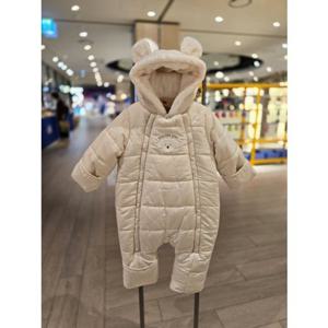 [블루독베이비] 25 FW(크림)도기포인트패딩우주복(45C1360301)신생아 백일 돌 선물 아가옷 유아 조카 (45C1