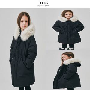 [빈]BZ63JP03NV 네이비 야상 다운 롱점퍼