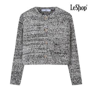 [르샵]가을 노카라 버튼 짜임 니트 가디건 BP9KC012A