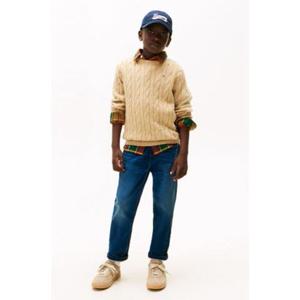 [타미힐피거칠드런2] 아카이브 블루 워시 데님 팬츠 T42F7PEP010BT2 3T 16세