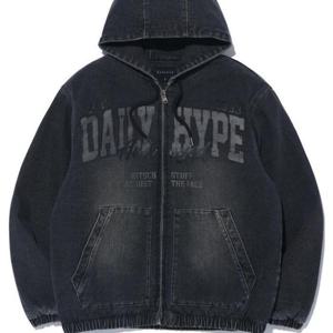 리트머스 HC12 데일리  데님 패딩 후드집업 LQ1JU024-076)