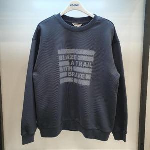 에꼴리에 HC33 노기모 크랙 레터맨투맨티 25D0433