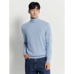 [빈폴멘] [Essential] 캐시미어 터틀넥 니트  스카이 블루 (BC5X51E07Q)