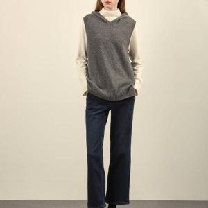 올리비아로렌 H 니트후드 베스트 VVCBN4W9381