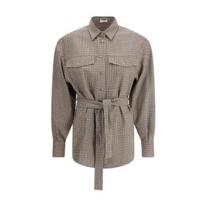 브루넬로 쿠치넬리 셔츠 MB149MQ206 C001 BROWN