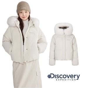 디스커버리 2025F W 겨울 [DWDJ99056BES] 여성 켈리 구스다운 숏패딩