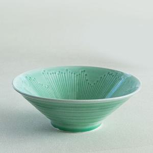 이천도자기 비취연 면기 2호 26.5cm 식기 그릇 면기 우동기 라면그릇 도기면기 세라믹면기 국물요리 덮밥그