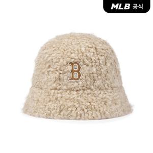 [MLB공식] 25FW 플리스 버킷햇 드롭핏 BOS (Beige) 3AHTB0156-43BGS
