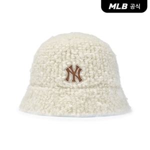 [MLB공식] 25FW 플리스 버킷햇 드롭핏 NY (Cream) 3AHTB0156-50CRS