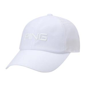 [핑]남성  타공 포인트  볼캡   111E2CP002_WH
