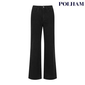 [폴햄] PHF4DP2033 여성 컴포트 기모 세미와이드핏 데님 팬츠