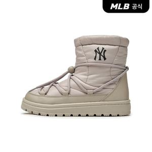 [카리나PICK][MLB공식] 25FW 커브 패딩 부츠 미드 레이스 NY (L.Beige) 3AWBCPM56-50BGL