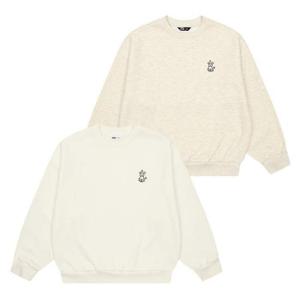 더센트럴 소이주니어 TC01 비숑 자수 기모 맨투맨티 25W0451