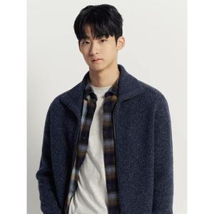 [빈폴멘] 트위드 멜란지 카디건  네이비 (BC5Y5AC43R)