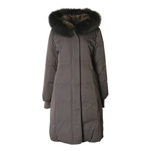 [엠씨]여우털후드 구스 롱패딩M54D070