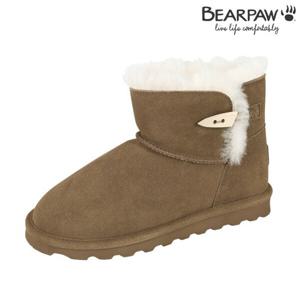 [베어파우(슈즈)]여성 TAMARA 천연소가죽 방한 양털 단추 부츠 (K2357002PD-W-EGR)