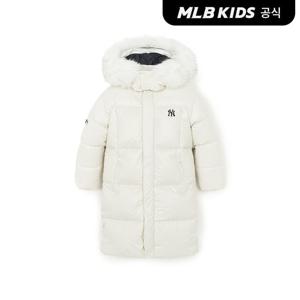 [MLB키즈 공식] 25FW 프리미엄 롱 구스다운 NY (Ivory)7ADJB1756-50IVS