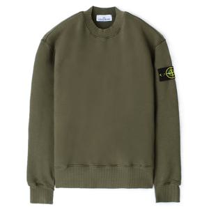 25FW 스톤 와펜 넥라인 맨투맨 카키 K2S156100021 S0210 V0054