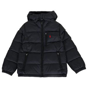 폴로랄프로렌 25FW 주니어 립스탑 후드 다운 패딩 블랙 323969861 001