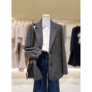 [숲]헤링본 투버튼 모직자켓  SBAJK922