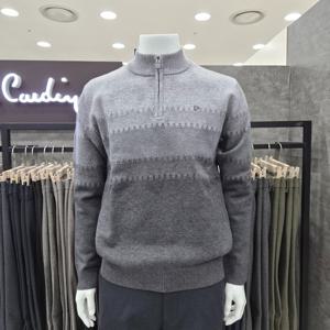 [피에르가르뎅]컬러블럭 집업 하프터들QKR4312-95