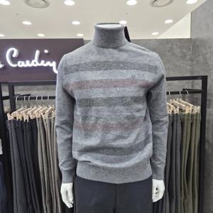 [피에르가르뎅]사선 조직 롱터들QKR4310-95