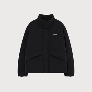 커버낫패딩 JQS CO2504DP12-BK 논 퀼팅 숏 푸퍼black