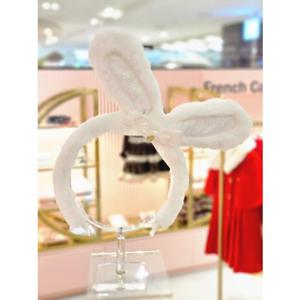 [프렌치캣 9D] 아이보리 토끼 헤어밴드 (Q55DG5021W2)