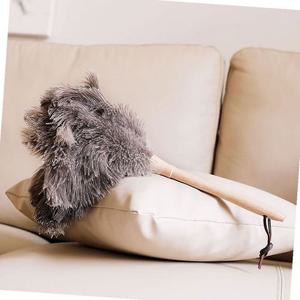 먼지털이 천연 타조깃털 먼지제거 먼지떨이