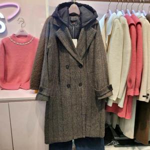 수스 HC07 시슬리후드롱코트 S254NCOB54