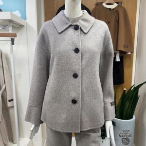 클리지 DP01  블랙 버튼 카라 자켓 CP9WJK01